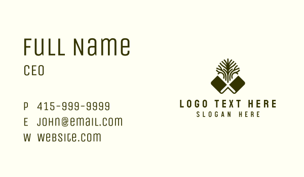 Tree Book Learning Business Card Design Image Preview