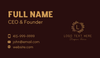 Ornament Luxury Spa Lettermark Business Card Image Preview