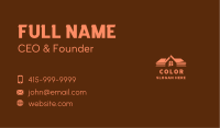 Property Roofing Construction Business Card Design