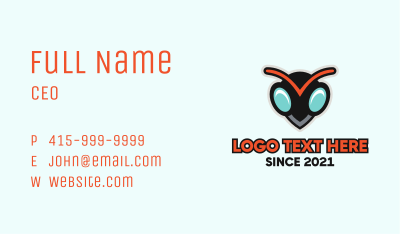 Wasp Pest Control  Business Card