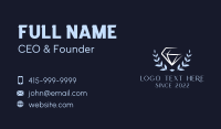 Premium Diamond Jewelry  Business Card Design