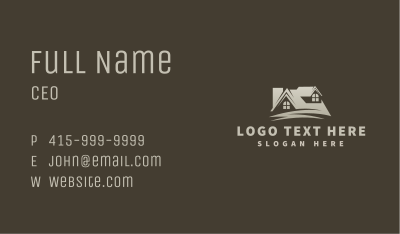 Roofing Repair Service Business Card Image Preview