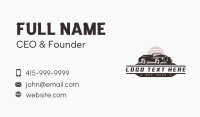 Retro Car Restoration Business Card Design