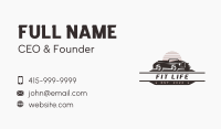 Retro Car Restoration Business Card Design