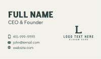 Business Industry Letter Business Card Image Preview
