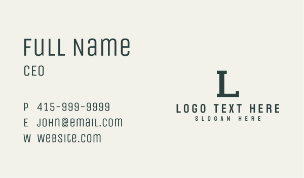 Business Industry Letter Business Card Design Image Preview