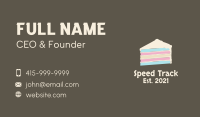 Multicolor Layered Cake Business Card Image Preview