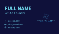 Digital Technology Data  Business Card Design