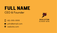 Thunderbolt Football Player Business Card Image Preview