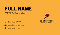 Thunderbolt Football Player Business Card Image Preview