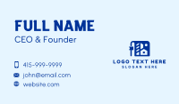 Blue Real Estate Book Business Card Preview