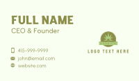 Cannabis Heart Badge  Business Card Image Preview