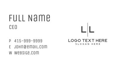 Corporate Firm Letter  Business Card Image Preview