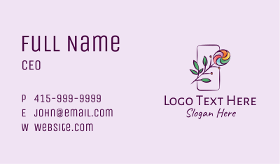 Natural Colorful Candy Plant Business Card Image Preview