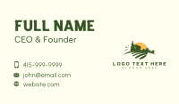 Gardener Landscaping Lawn Mower Business Card Preview