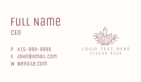 Floral Nature Crystals Business Card Image Preview
