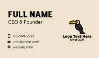 Toucan Bird Business Card Design