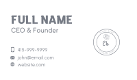 Stylish Rose Script Business Wordmark Business Card Image Preview