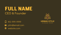 Gold Bug Insect Business Card Image Preview