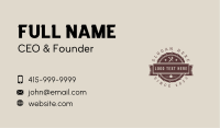 Brown Carpentry Tools Business Card Image Preview