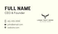 Wild Moose Reserve Business Card Design