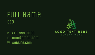 Natural Human Therapy Business Card Image Preview