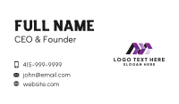 Fast Logistics Ribbon Business Card Image Preview