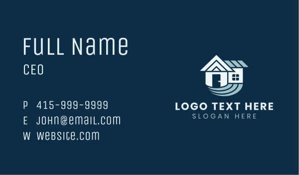 Modern Housing Realty Business Card Design Image Preview