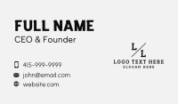 Generic Industrial Letter  Business Card Image Preview