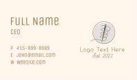 Tailoring Needle Thread Business Card Image Preview