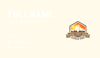 Mountain Peak Outdoor Business Card Image Preview
