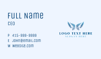 Angel Wings Memorial Business Card Image Preview