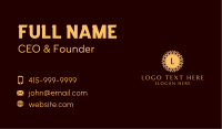 Gold Leaf Mandala Business Card Image Preview