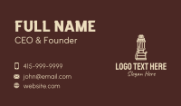 Outdoor Travel Oil Lamp Business Card Preview