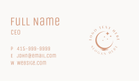 Creative Ocean Moon   Business Card Image Preview