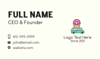 Donut Food Truck  Business Card Image Preview