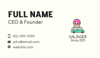 Donut Food Truck  Business Card Image Preview