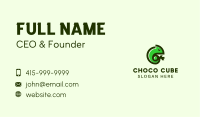 Wild Pet Chameleon  Business Card Image Preview