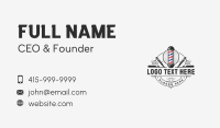 Barbershop Grooming Hairstylist Business Card Image Preview