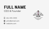 Barbershop Grooming Hairstylist Business Card Image Preview