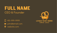 Pretzel Cookie Delivery Business Card Image Preview