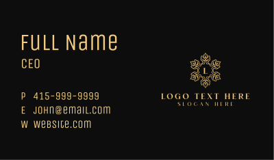 Luxury Jewelry Boutique Business Card Image Preview