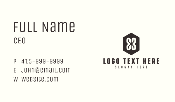 Technology Lab Letter X Business Card Design Image Preview