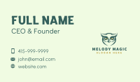 Nocturnal Zoo Owl  Business Card Image Preview