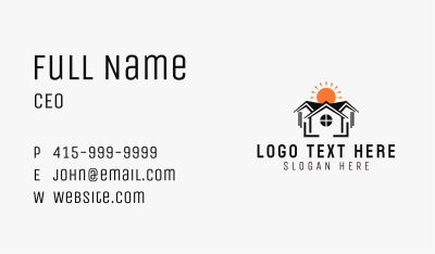 Home Residence Property Business Card Image Preview