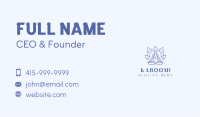 Mindfulness Healing Yoga Business Card Image Preview