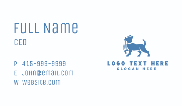 Puppy Dog Pet Business Card Design Image Preview