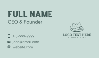 Natural Lotus Massage Business Card Image Preview