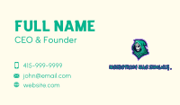 Hooded Skull Graffiti Business Card Image Preview