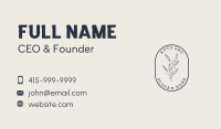 Natural Aesthetic Emblem Business Card Image Preview